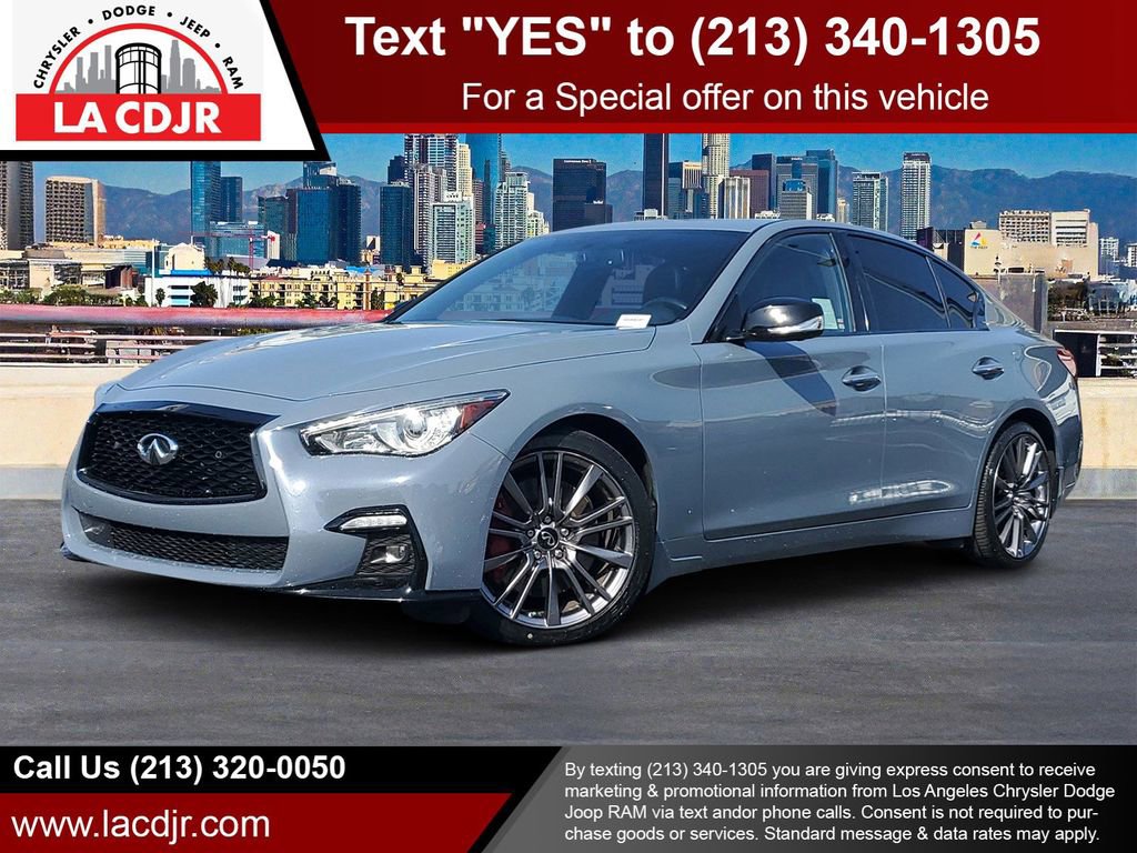 Used 2023 INFINITI Q50 Red Sport 400 RWD image 1