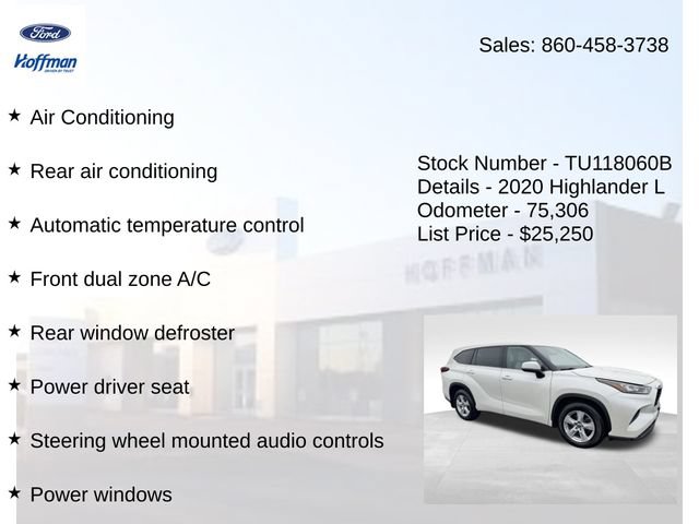 Used 2020 Toyota Highlander L AWD/4WD image 10
