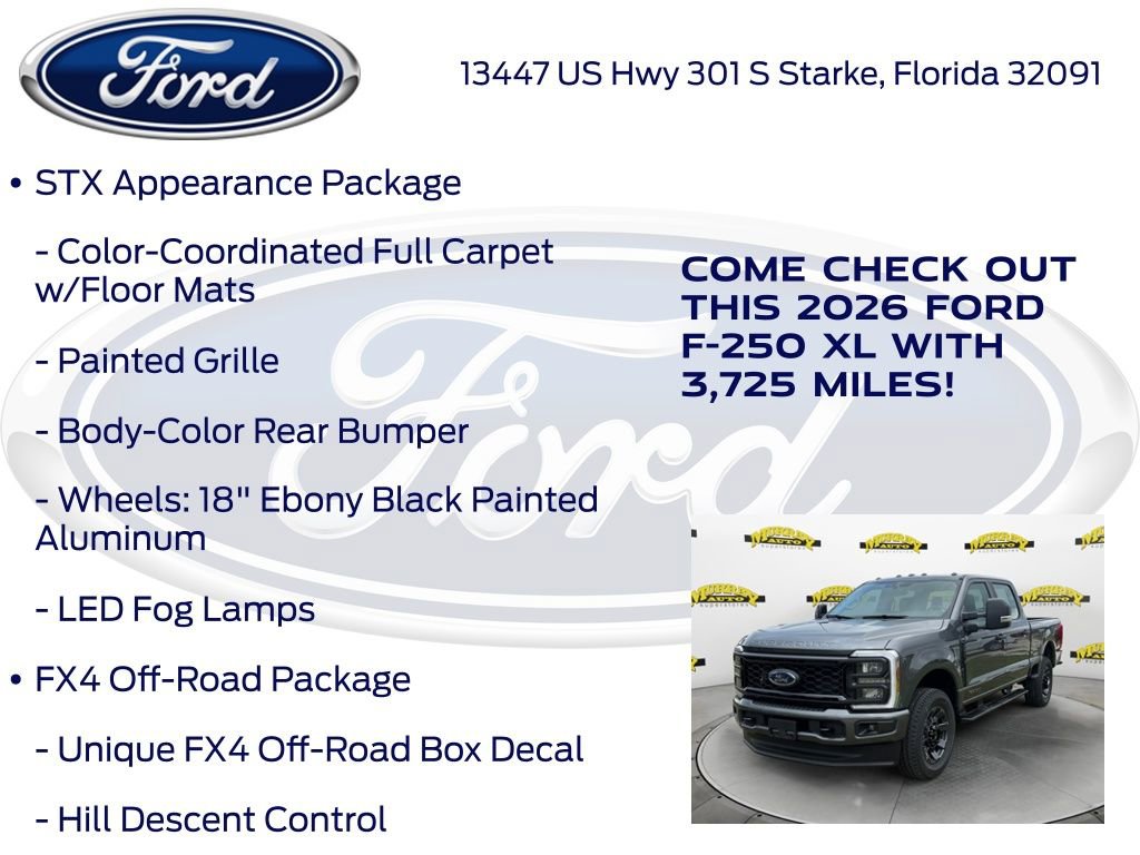 New 2026 Ford F250 XL w/ STX Appearance Package image 15