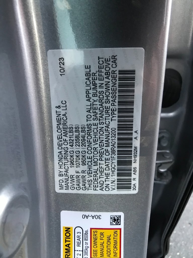 Certified 2024 Honda Accord EX image 16