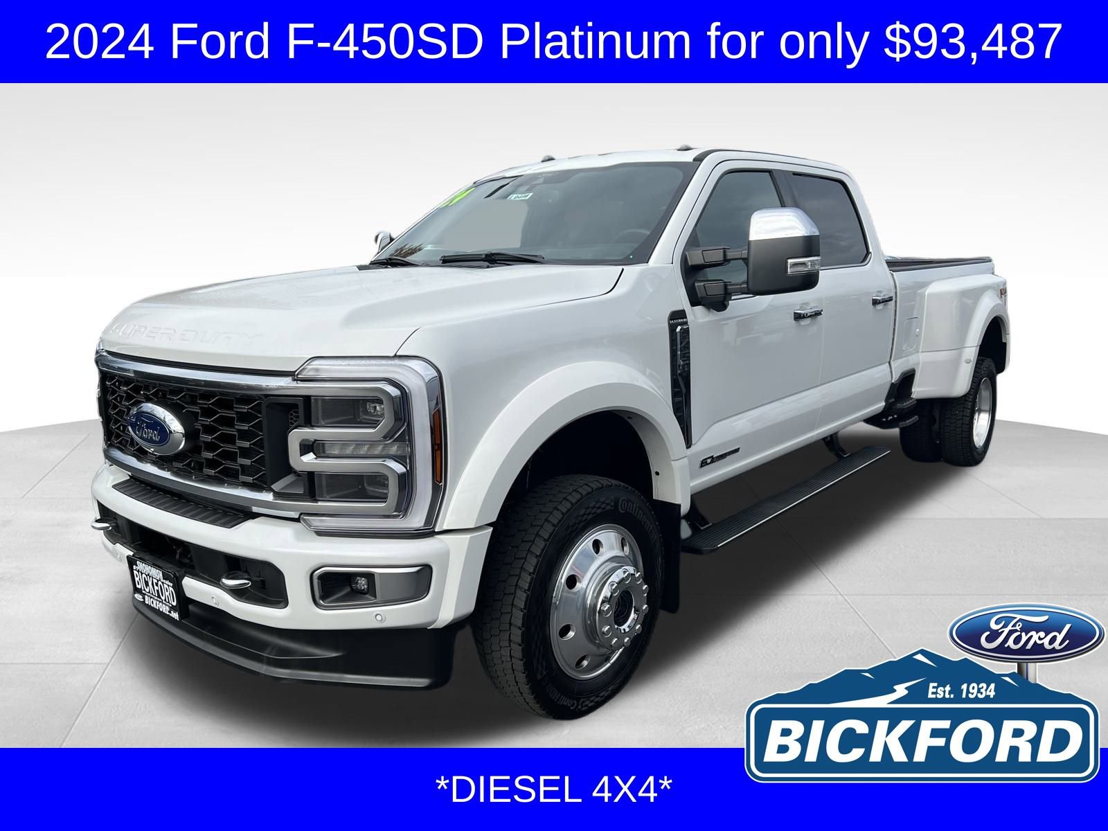 Used 2024 Ford F450 Platinum w/ FX4 Off-Road Package