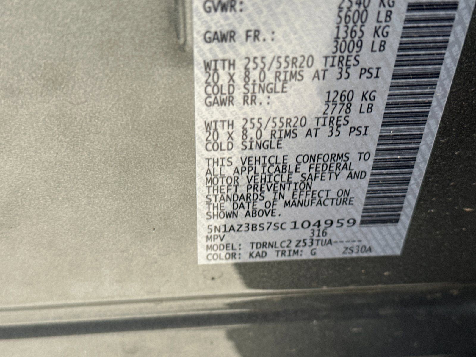 Used 2025 Nissan Murano SV AWD/4WD image 25