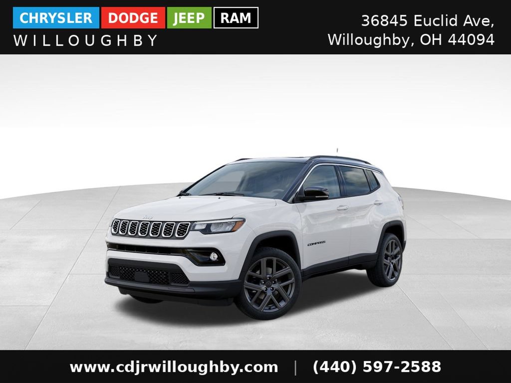New 2026 Jeep Compass Limited w/ Sun, Sound & Navigation Group AWD/4WD 360° Tour