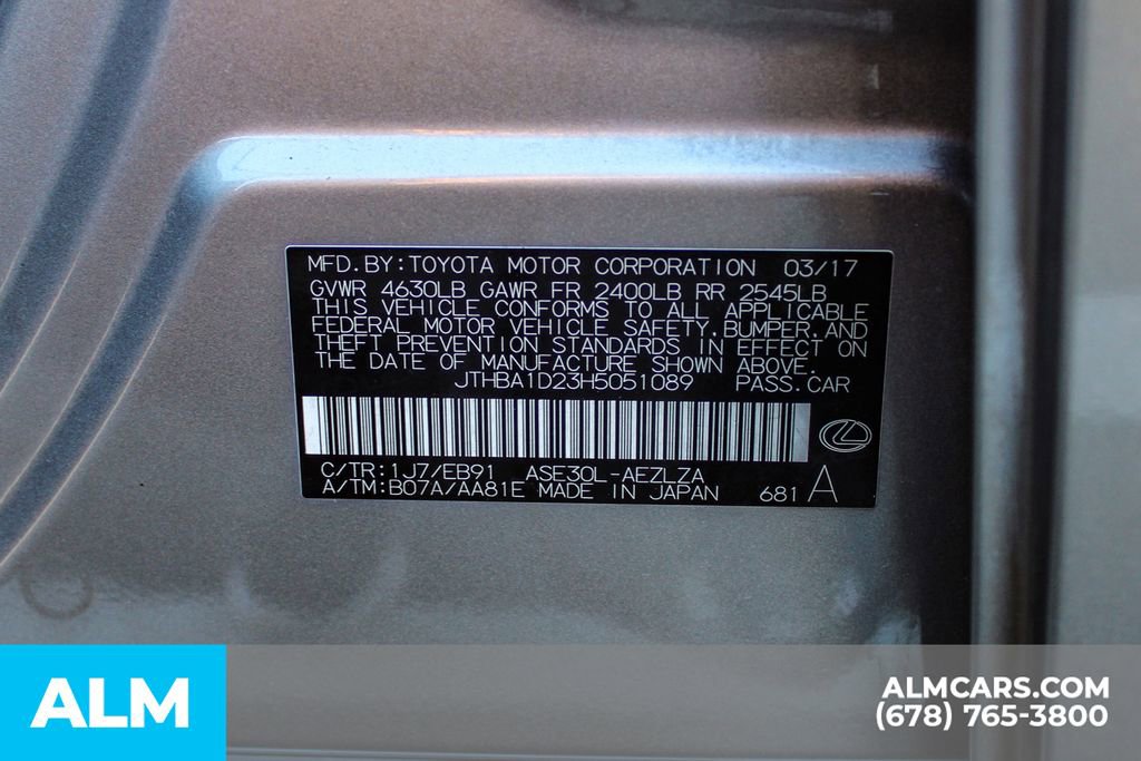 Used 2017 Lexus IS 200t w/ Premium Package image 35