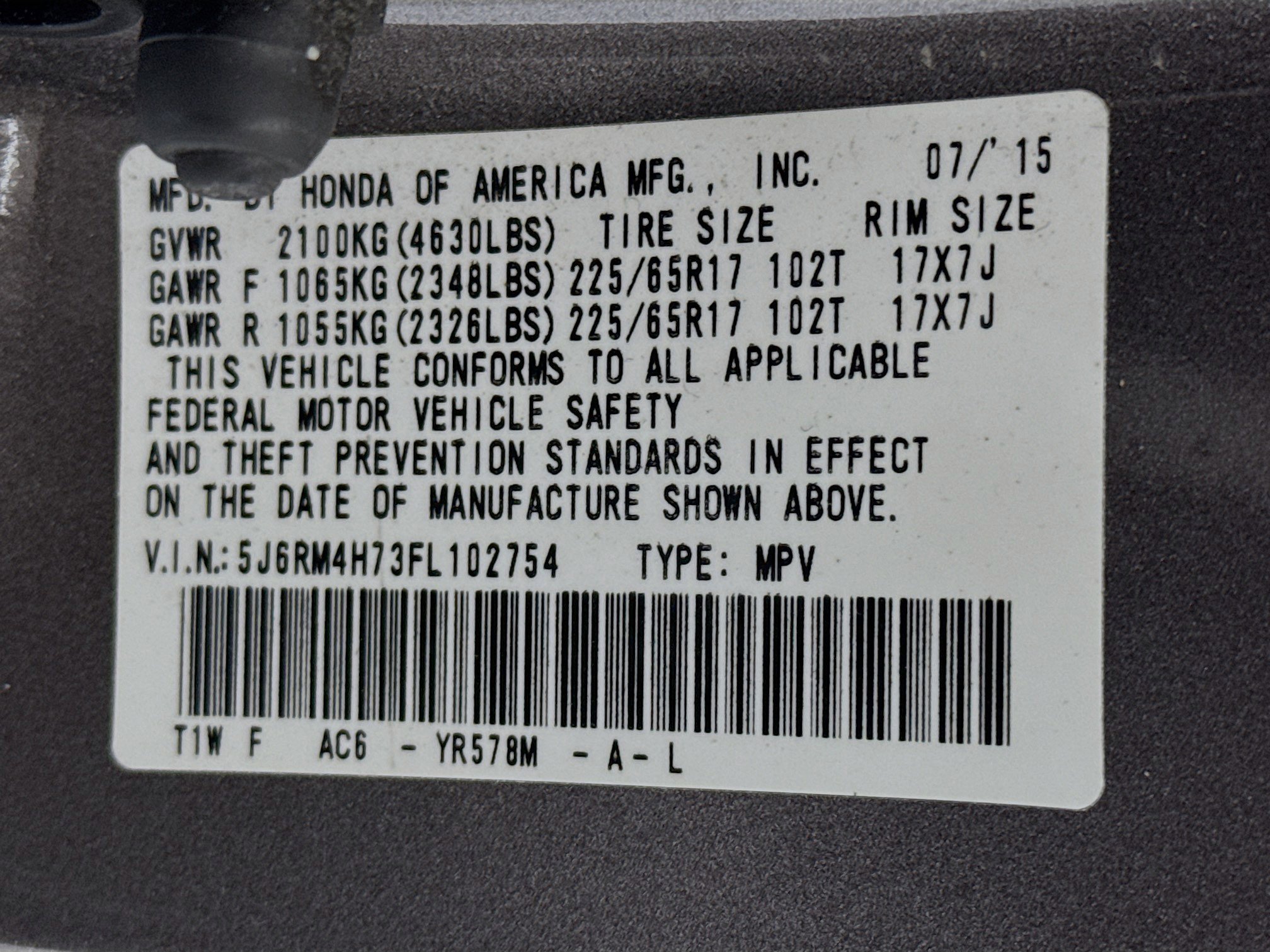 Used 2015 Honda CR-V EX-L image 31