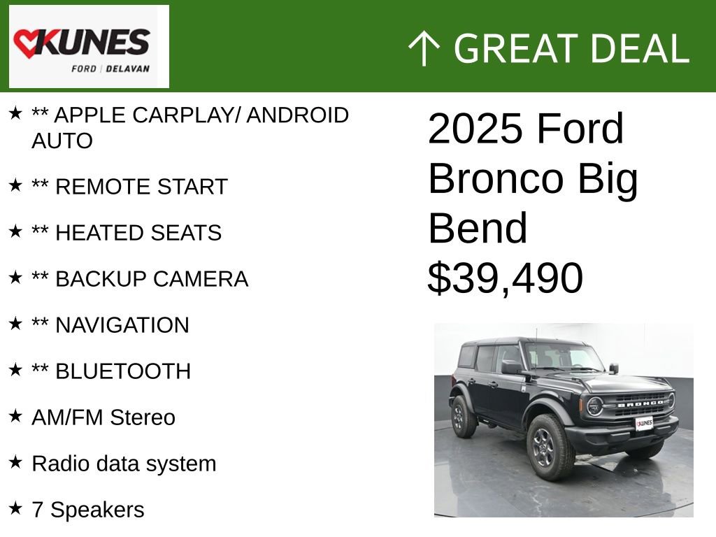 Used 2025 Ford Bronco Big Bend image 2