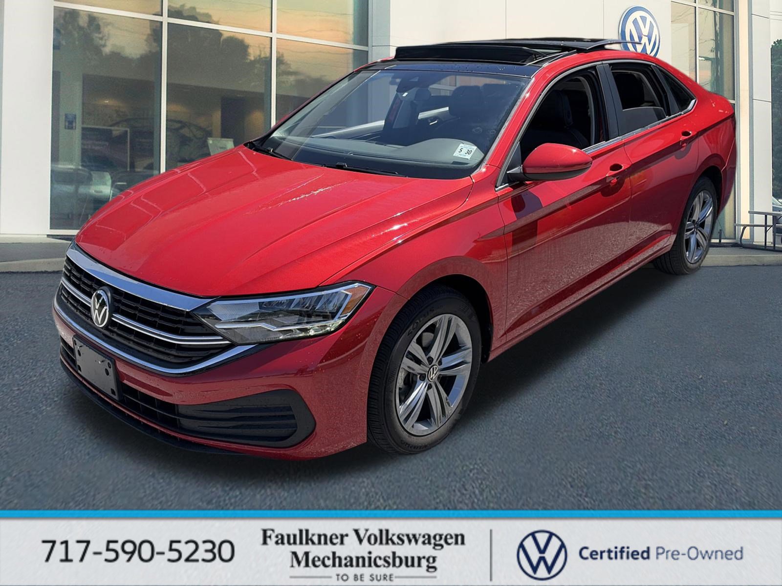 Used 2024 Volkswagen Jetta SE w/ Panoramic Sunroof Package FWD image 1