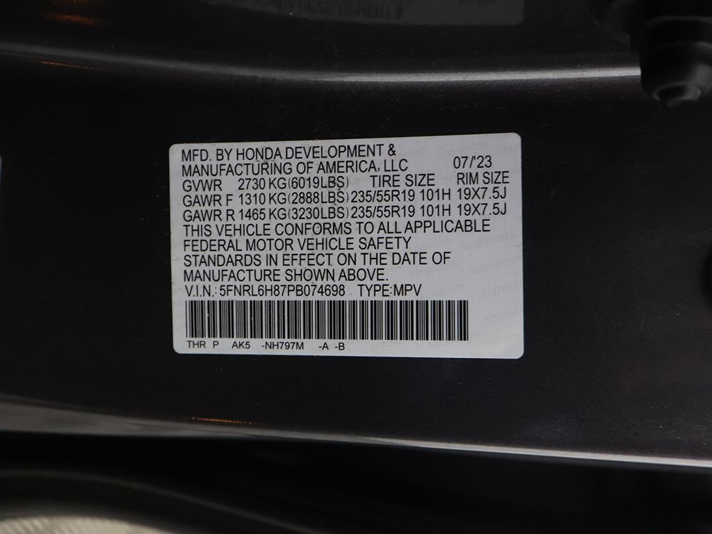 Used 2023 Honda Odyssey Touring image 51