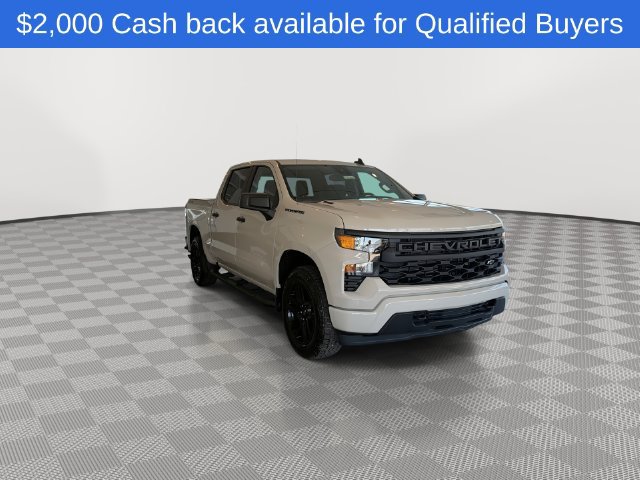 New 2026 Chevrolet Silverado 1500 Custom w/ Turbomax Blackout Package AWD/4WD image 2