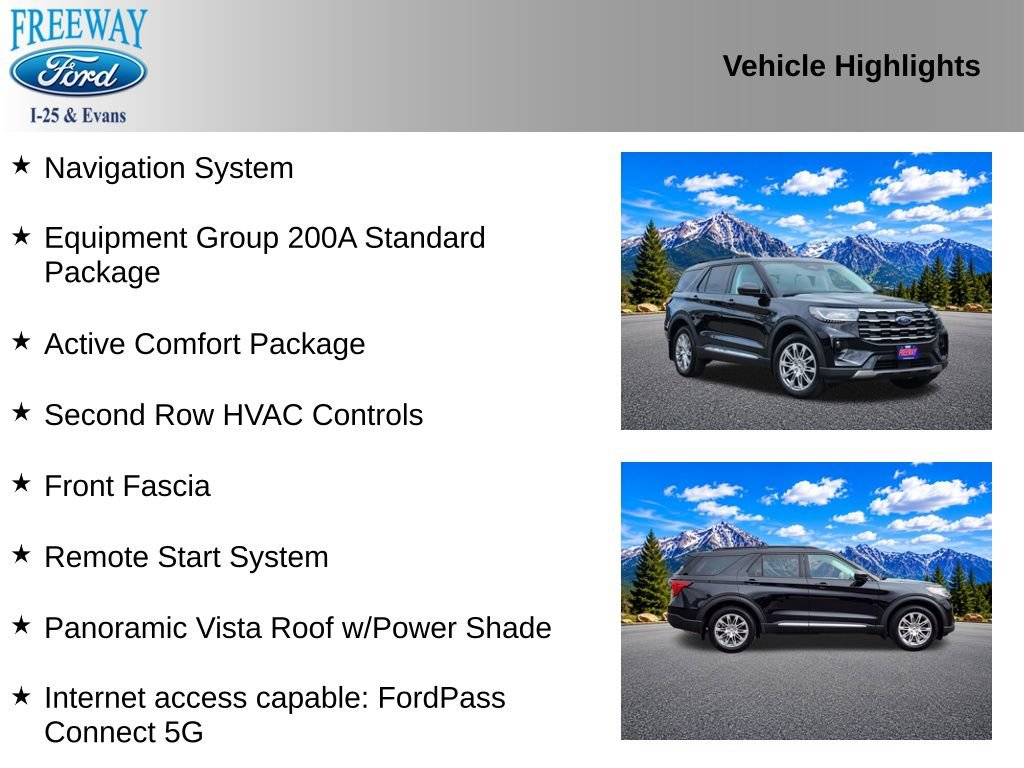 Used 2025 Ford Explorer Active w/ Active Comfort Package AWD/4WD image 2