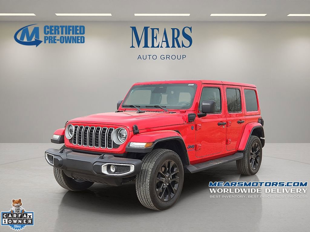 Used 2025 Jeep Wrangler Sahara 4xe image 1