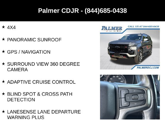 Used 2021 Chevrolet Tahoe Z71 w/ Z71 Signature Package AWD/4WD image 6