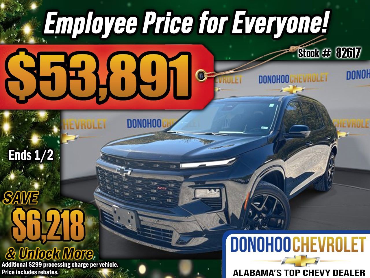 New 2026 Chevrolet Traverse RS w/ LPO, Floor Liner Package image 1