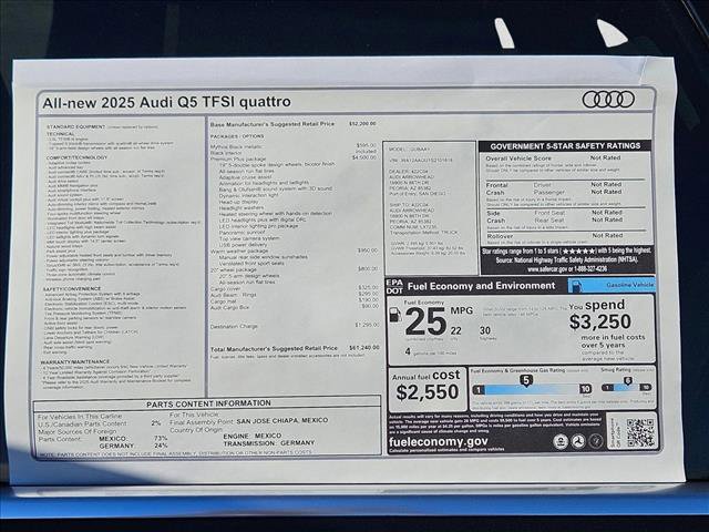New 2025 Audi Q5 Premium Plus image 17