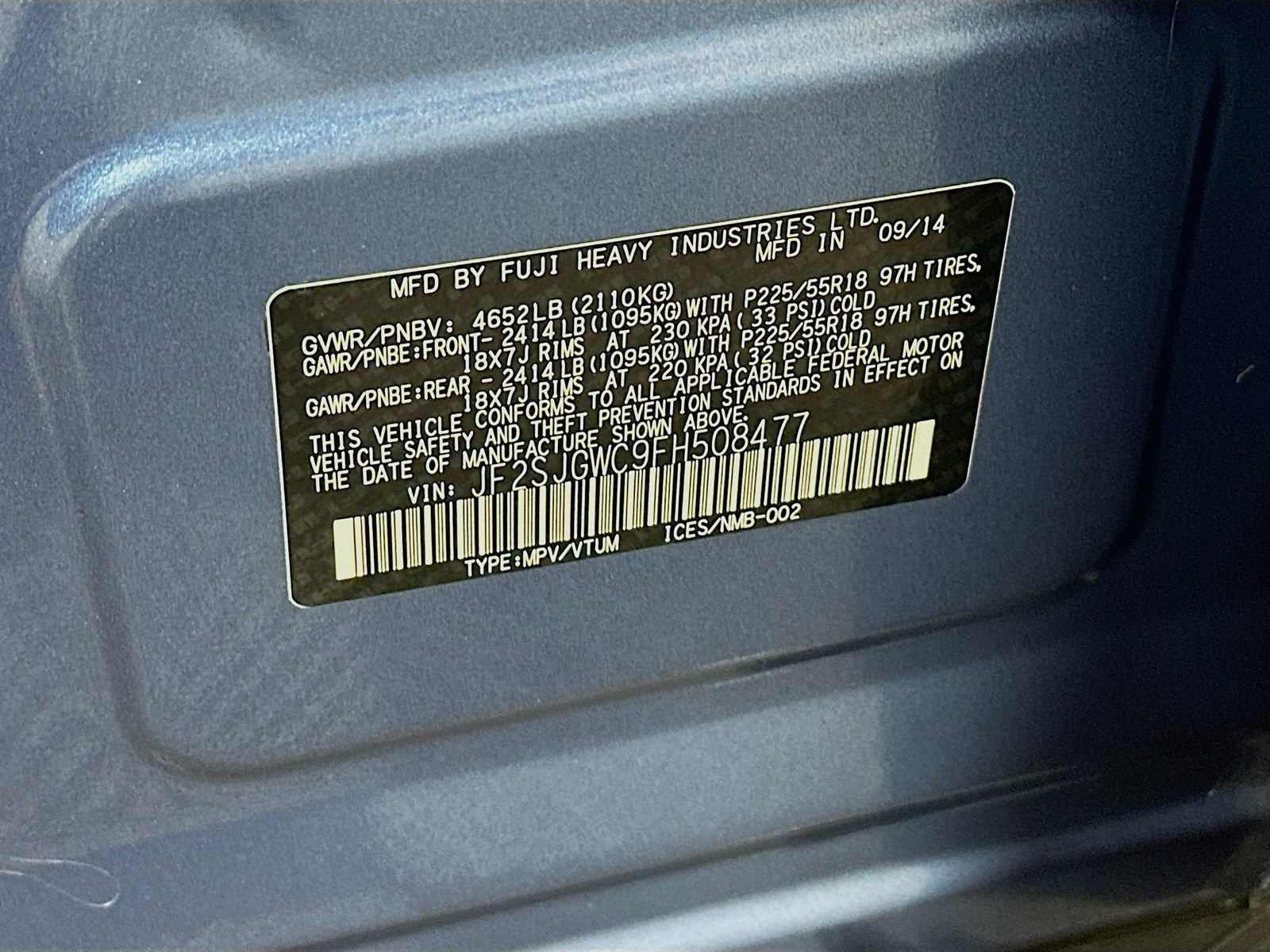 Used 2015 Subaru Forester 2.0XT Touring w/ Eyesight & Navigation System AWD/4WD image 36