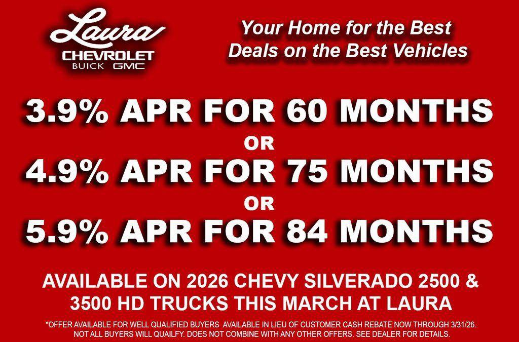 New 2026 Chevrolet Silverado 2500 Custom w/ Custom Value Package image 3