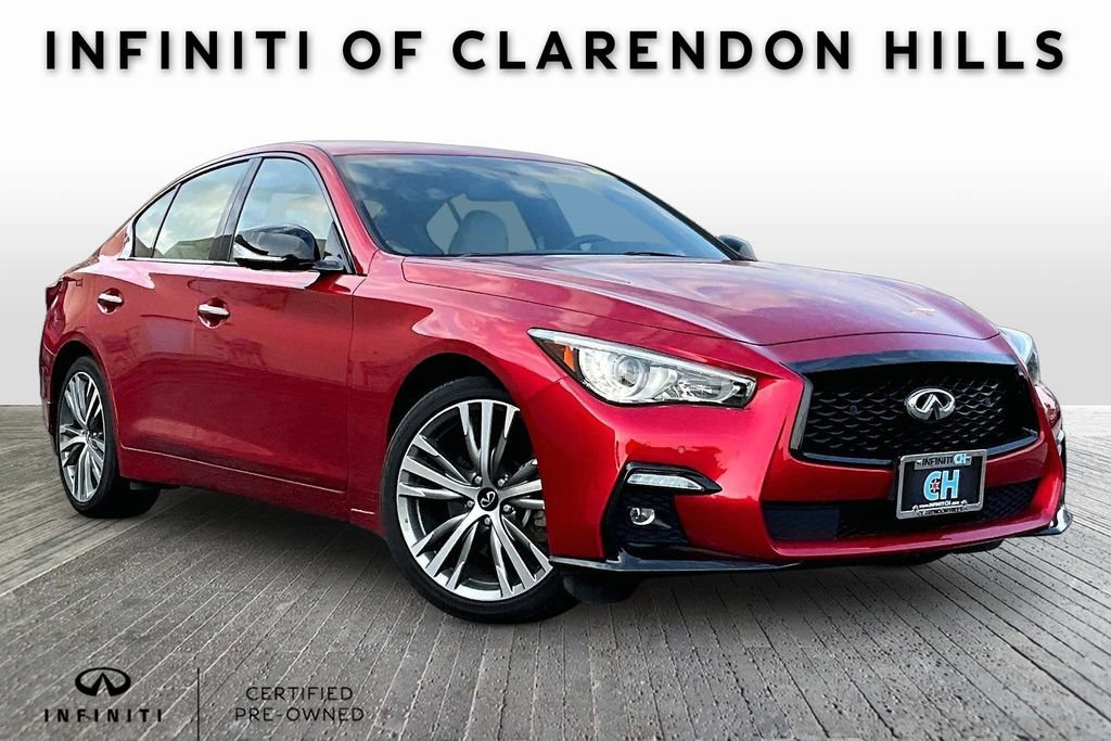 Certified 2023 INFINITI Q50 Sensory AWD/4WD video 1