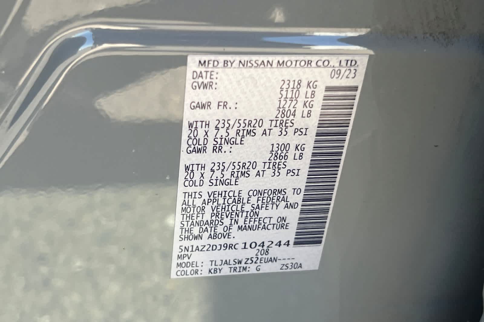 Used 2024 Nissan Murano Platinum w/ Cargo Package FWD image 36