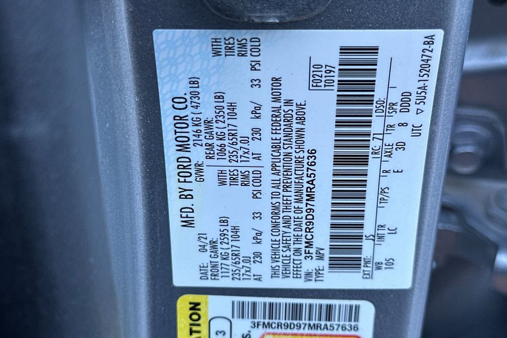 Used 2021 Ford Bronco Sport Badlands image 32