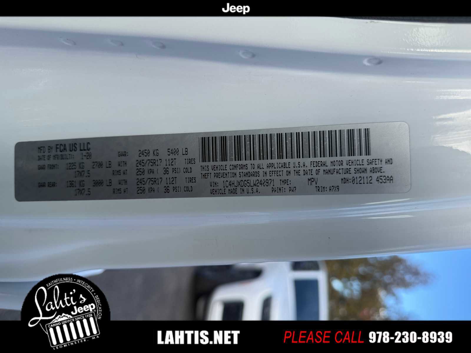 Certified 2020 Jeep Wrangler Unlimited Sport S image 18