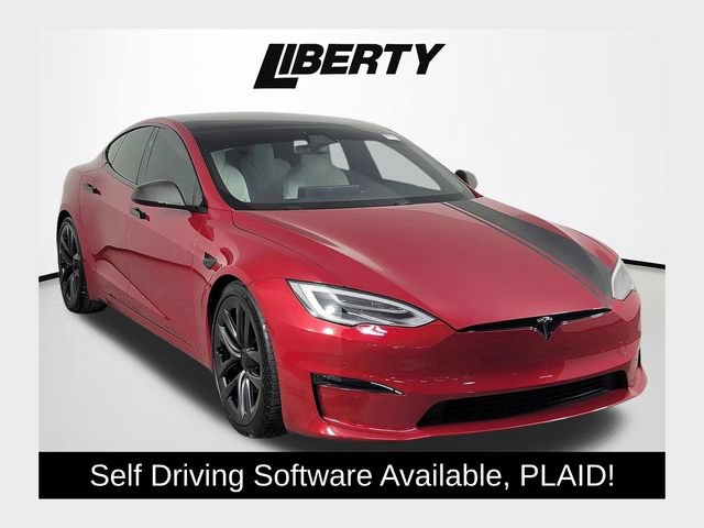 Used 2021 Tesla Model S Plaid AWD/4WD image 1