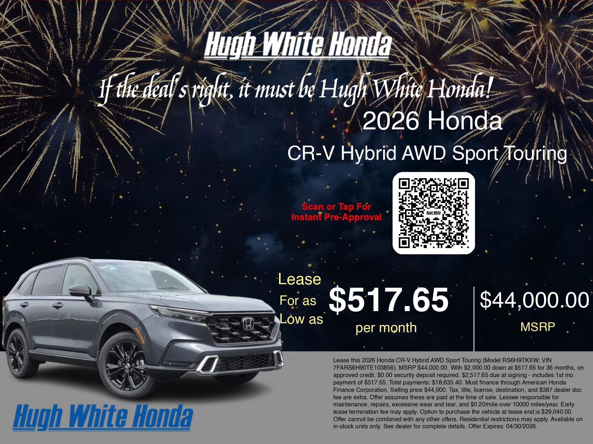 New 2026 Honda CR-V Sport Touring image 3