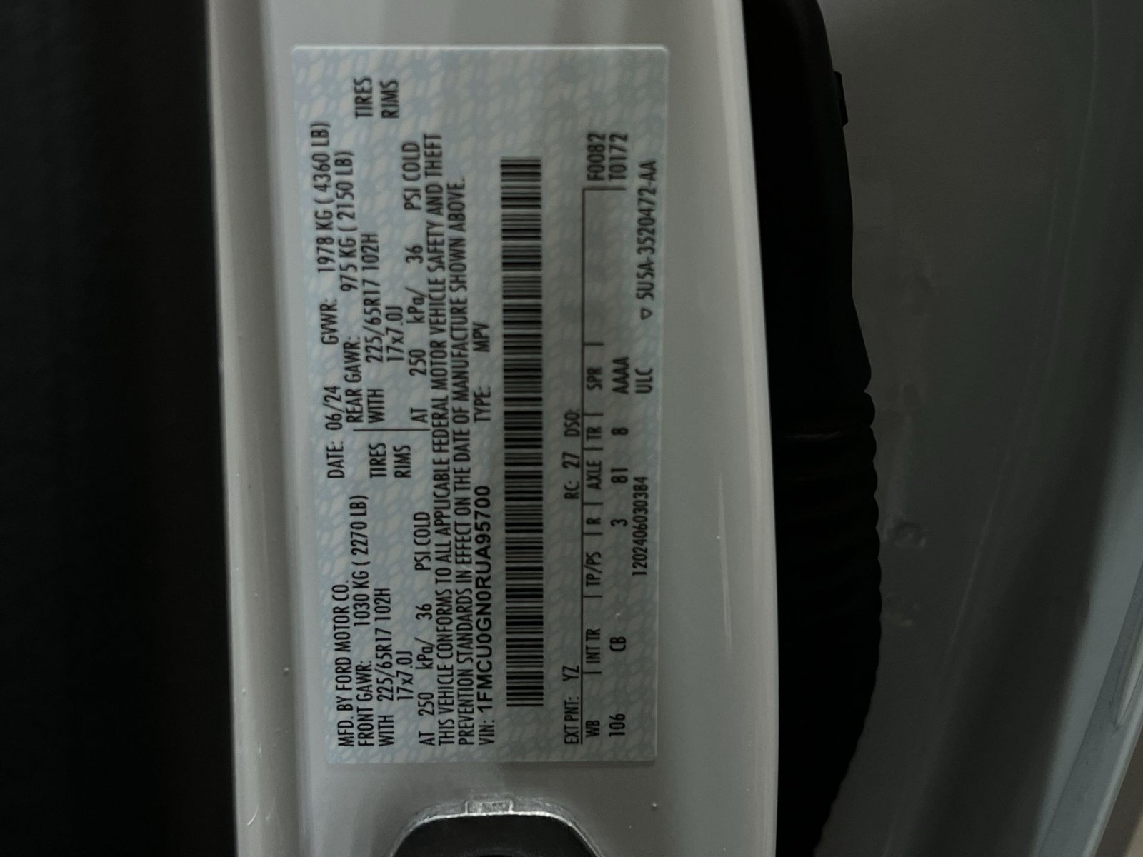 Used 2024 Ford Escape Active w/ Cold Weather Package FWD image 36