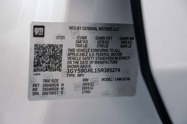 Used 2025 Cadillac Escalade Sport Platinum w/ LPO, ONYX Package image 47