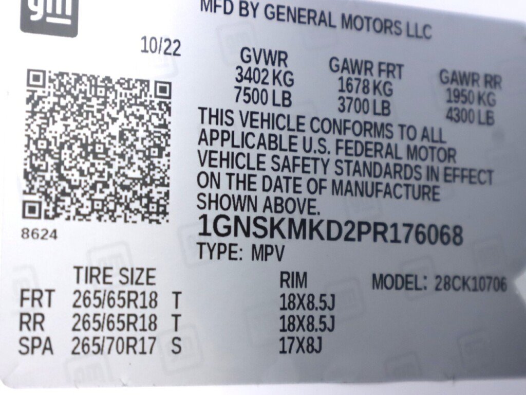 Used 2023 Chevrolet Tahoe LS w/ Driver Alert Package AWD/4WD image 43