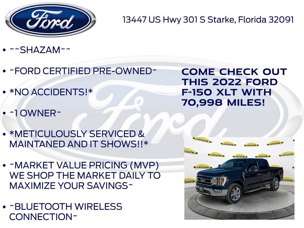 Certified 2022 Ford F150 XLT w/ Equipment Group 302A High image 6