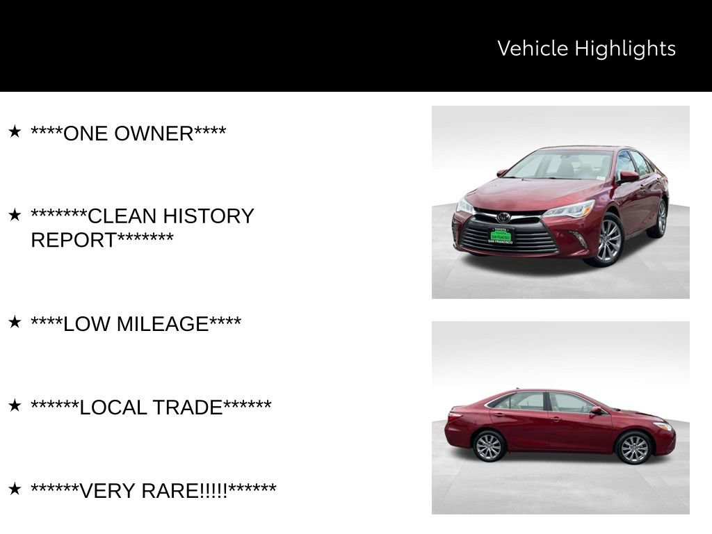 Used 2015 Toyota Camry XLE w/ Advanced Technology Package FWD image 46