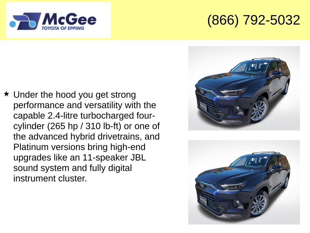 New 2026 Toyota Grand Highlander Platinum image 8