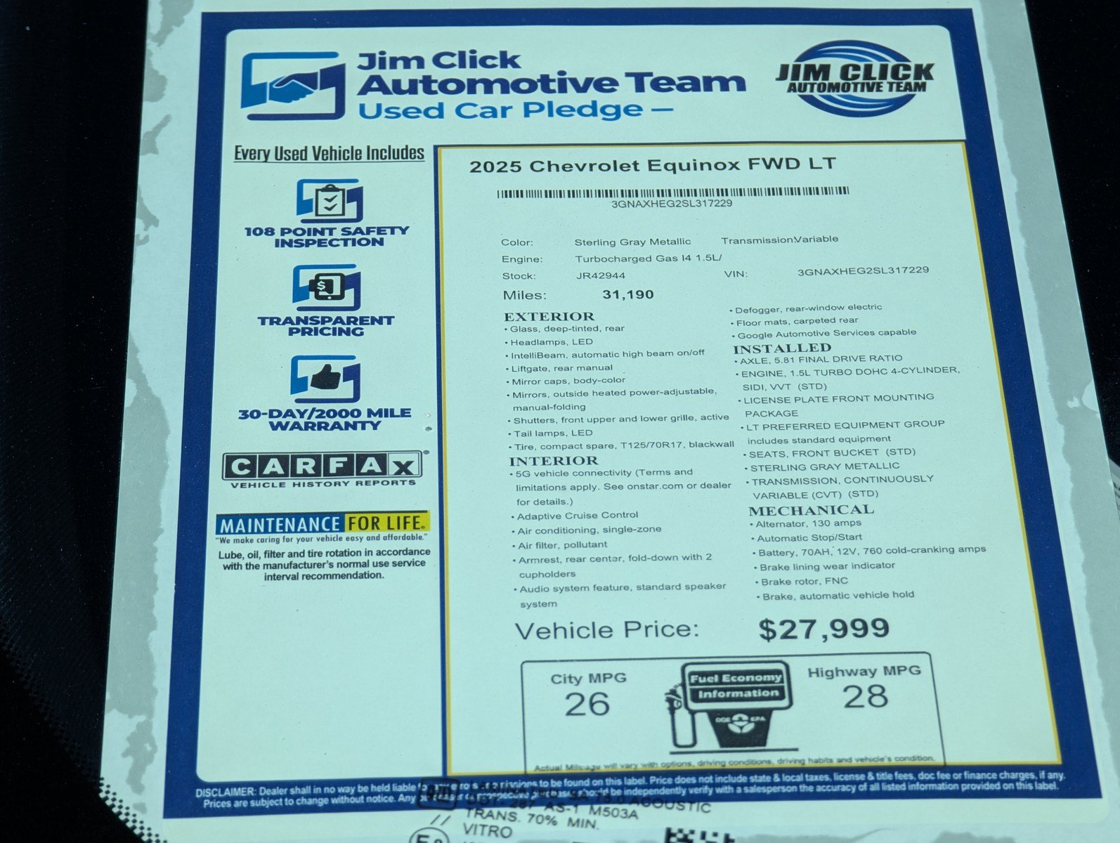 Used 2025 Chevrolet Equinox LT FWD image 13