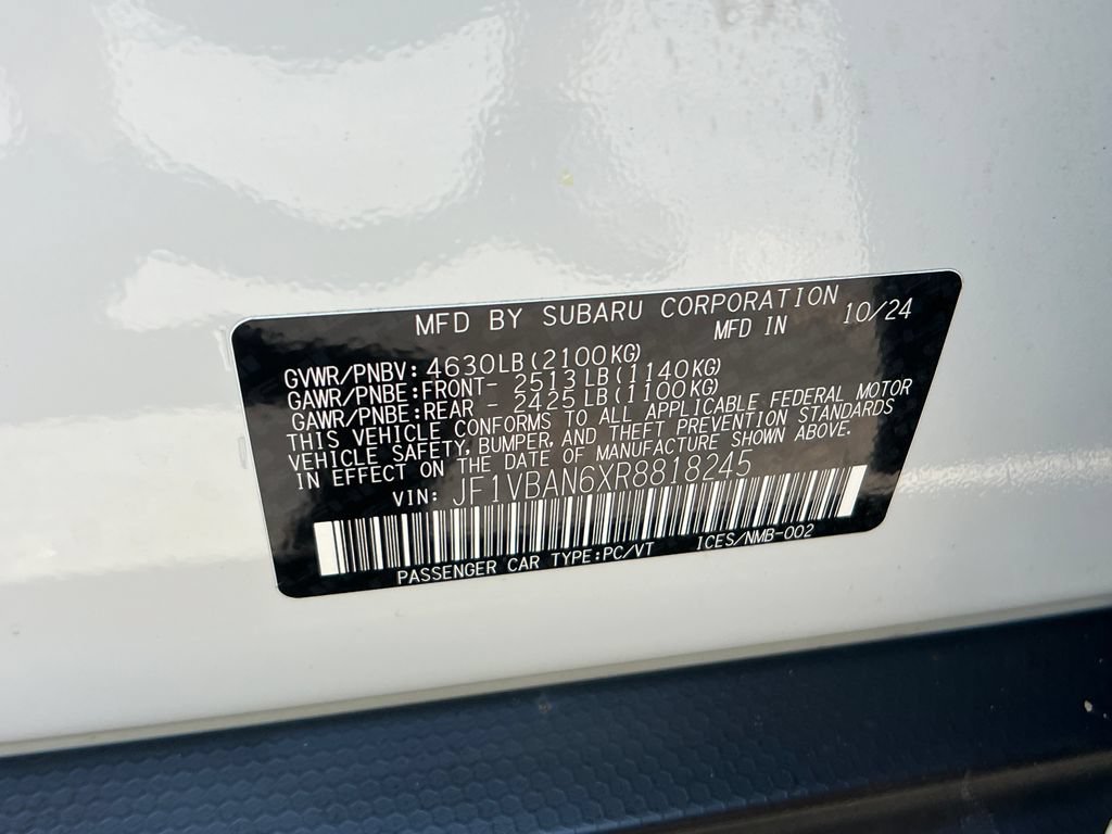 Used 2024 Subaru WRX Limited AWD/4WD image 28