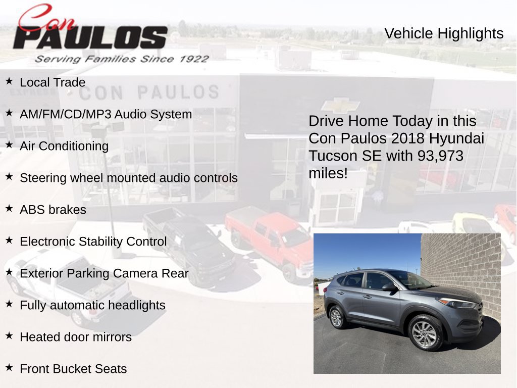 Used 2018 Hyundai Tucson SE AWD/4WD image 8