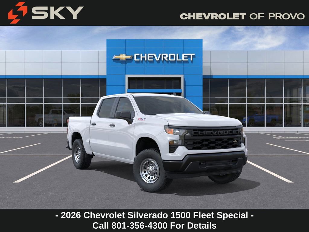 New 2026 Chevrolet Silverado 1500 W/T w/ WT Value Package AWD/4WD image 1