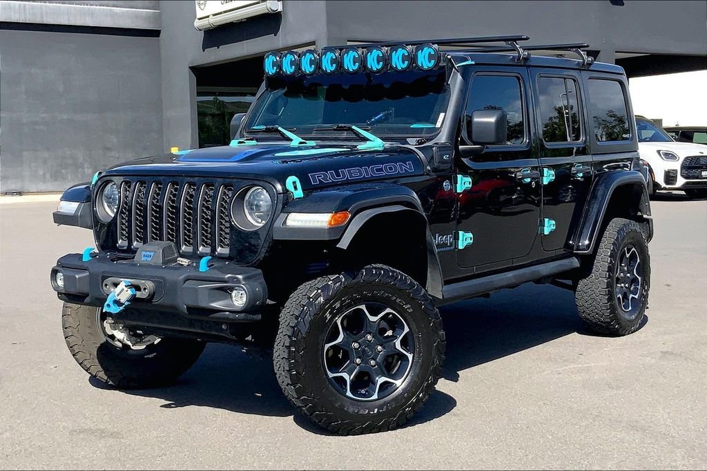 Used 2023 Jeep Wrangler Unlimited Rubicon 4xe w/ Cold Weather Group image 2