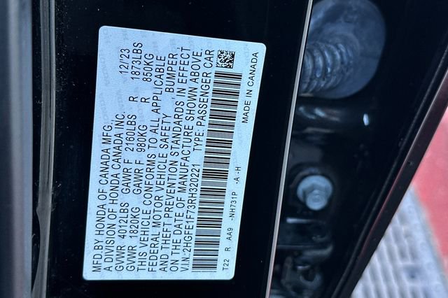 Certified 2024 Honda Civic EX image 30