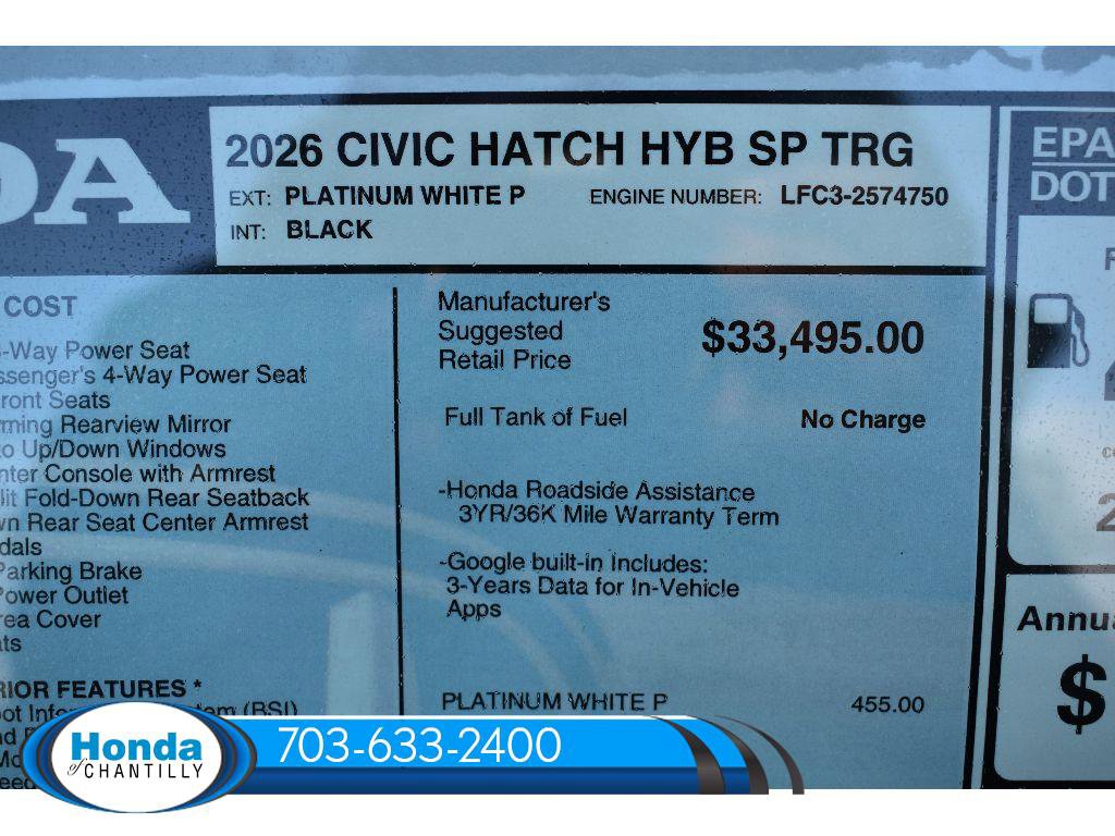 New 2026 Honda Civic Sport Touring image 36