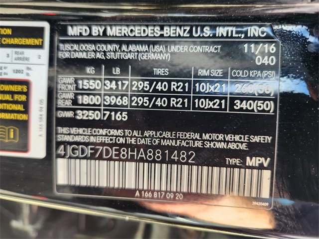 Certified 2017 Mercedes-Benz GLS 550 4MATIC image 29