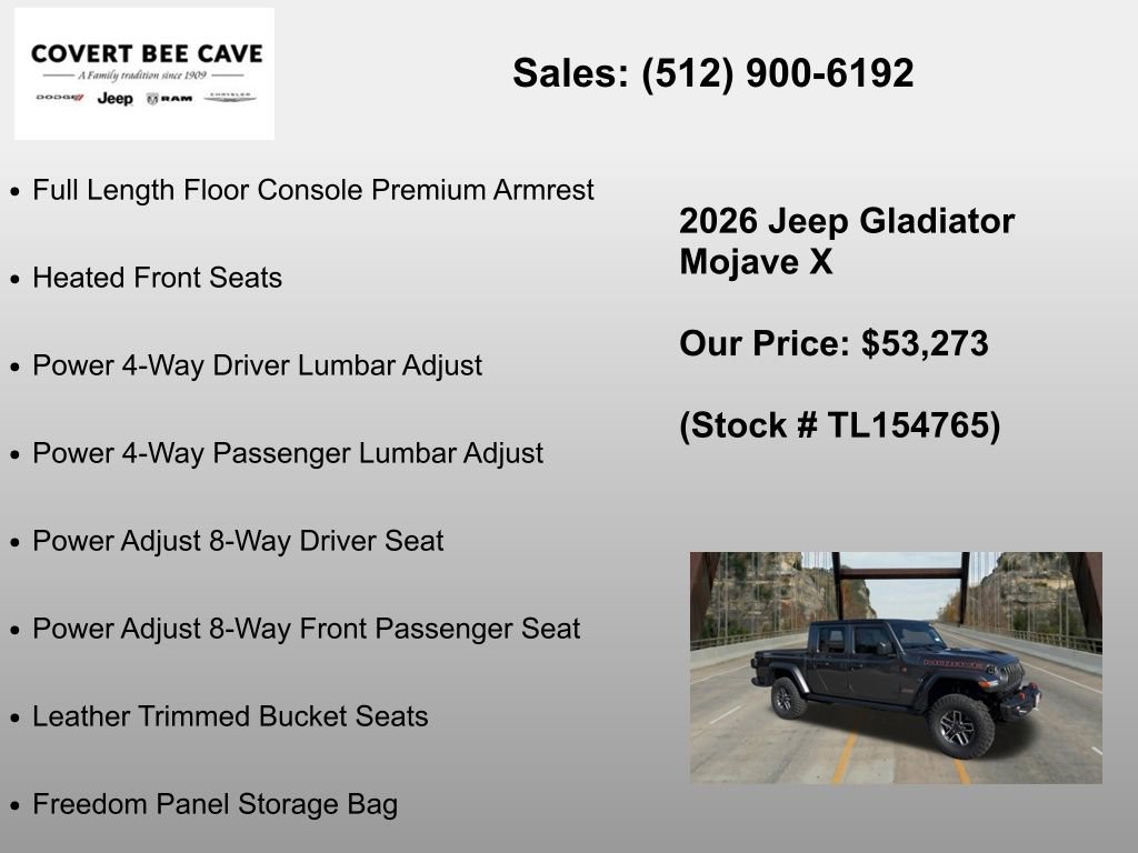 New 2026 Jeep Gladiator Mojave AWD/4WD image 36