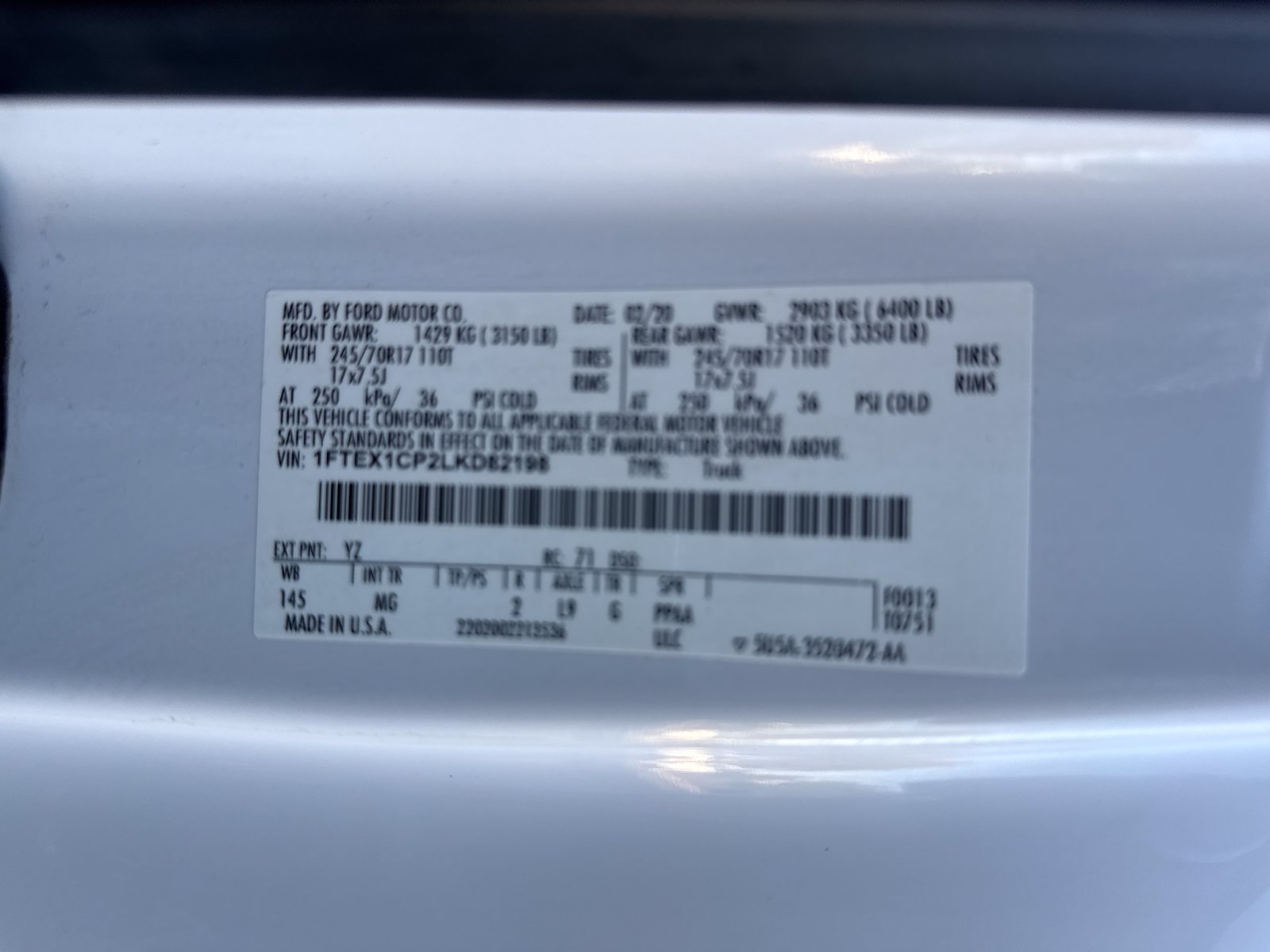 Used 2020 Ford F150 XLT w/ Equipment Group 301A Mid RWD image 30