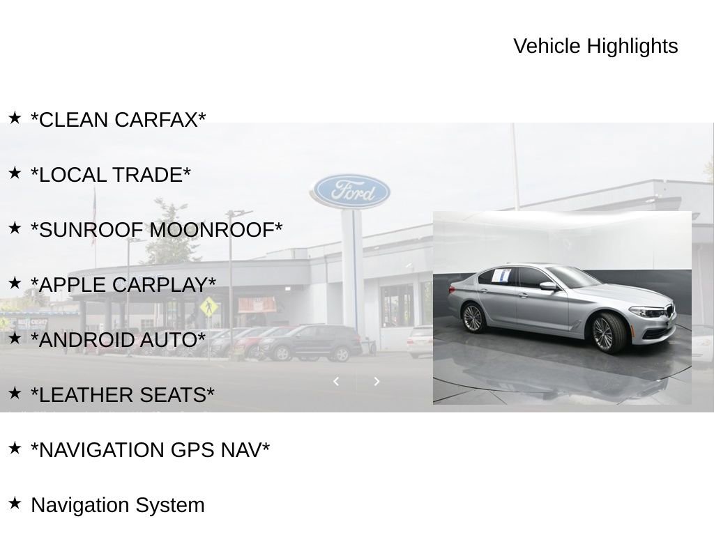 Used 2019 BMW 530i xDrive w/ Convenience Package image 19