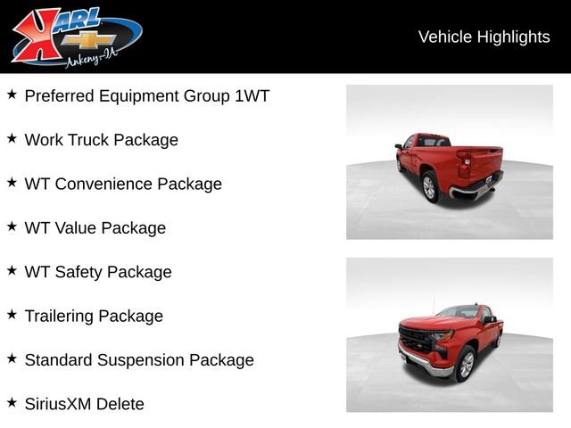 Used 2025 Chevrolet Silverado 1500 W/T w/ WT Safety Package image 2