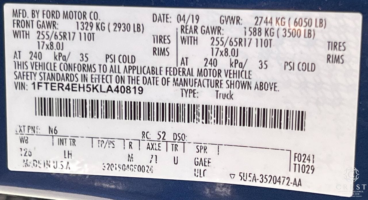 Used 2019 Ford Ranger XLT w/ Equipment Group 302A Luxury RWD image 26