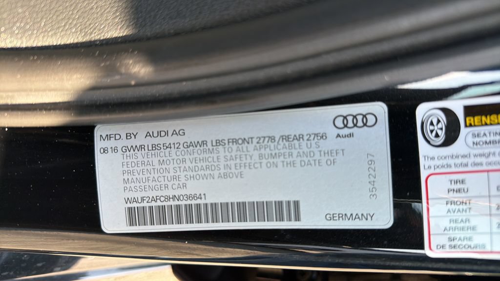 Used 2017 Audi A6 3.0T Premium Plus w/ 19" Sport Package AWD/4WD image 30