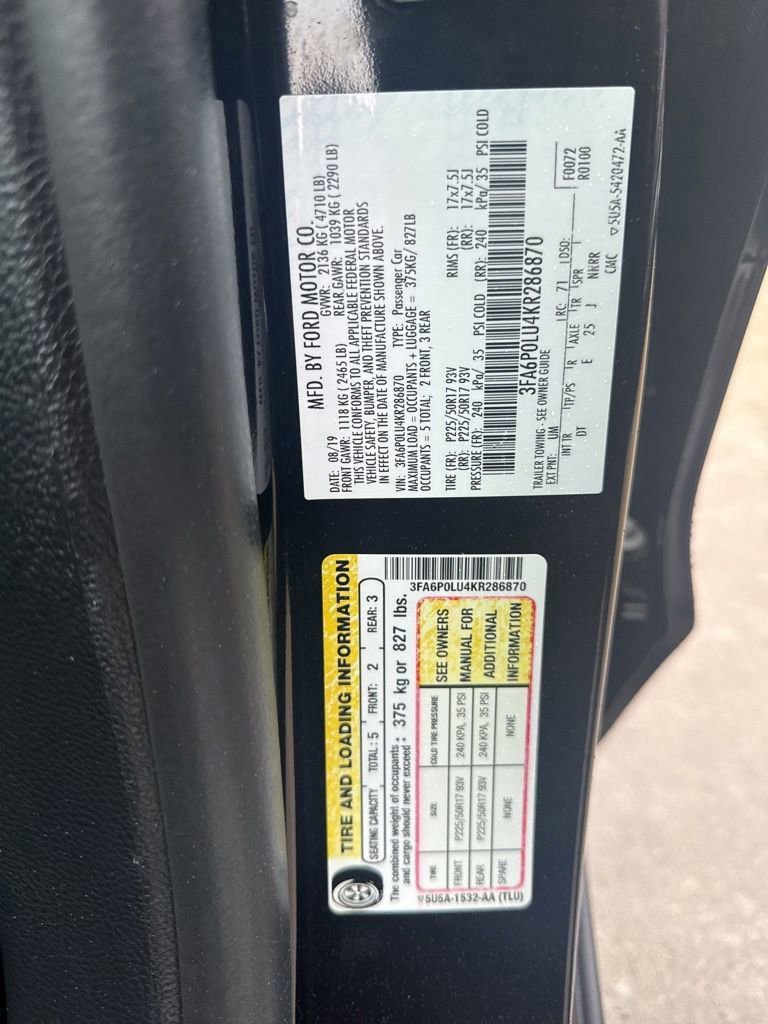 Used 2019 Ford Fusion SE image 59