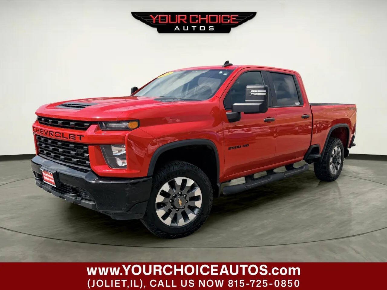 Used 2021 Chevrolet Silverado 2500 Custom w/ Custom Value Package AWD/4WD image 1
