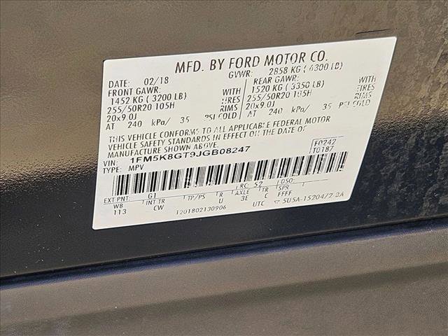 Used 2018 Ford Explorer Sport w/ Equipment Group 401A image 27