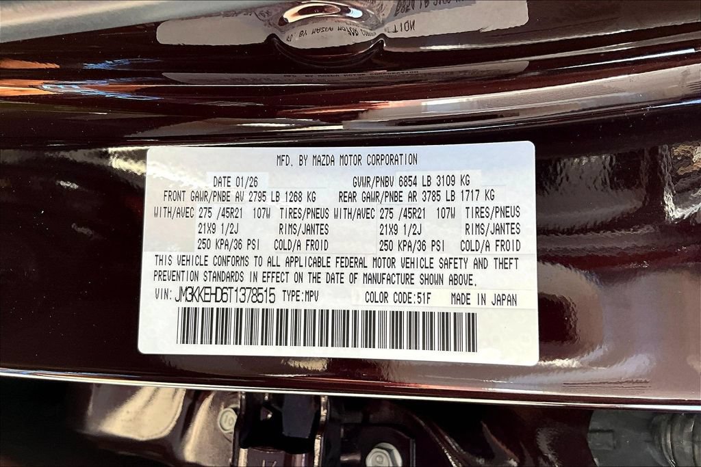 Used 2026 MAZDA CX-90 3.3 Turbo w/ Premium Plus Pkg AWD/4WD image 20